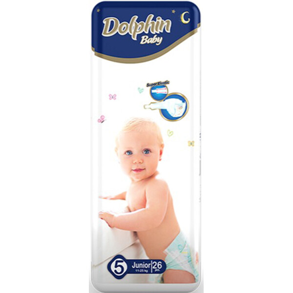 

Подгузники Dolphin Baby 5 (11-25 кг), 26 шт.