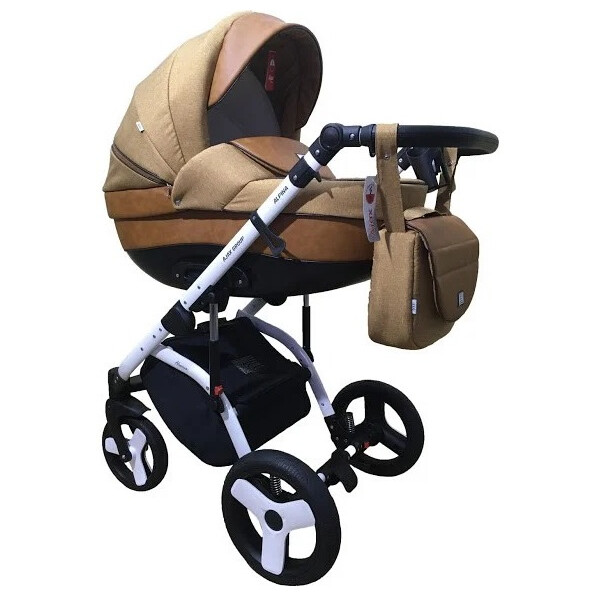 

Универсальная коляска 2 в 1 Ajax Group Alpina вставка ткани Beige / Brown (AG.Alpina.09)