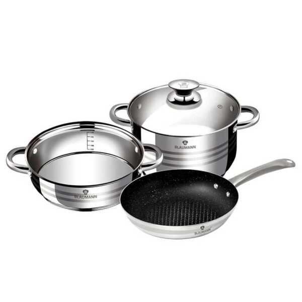 

Набор посуды Blaumann Gourmet Line на 3 предмета (BL-3178)