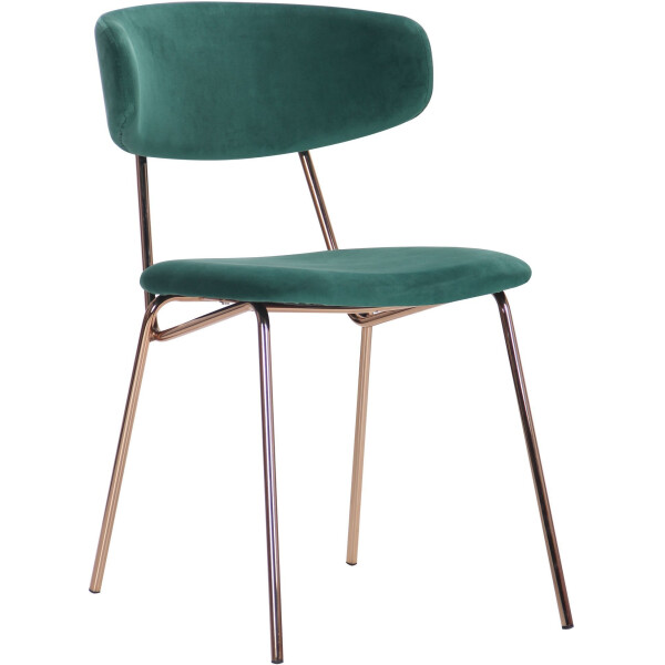 

Стул AMF Alphabet B gold/dark green