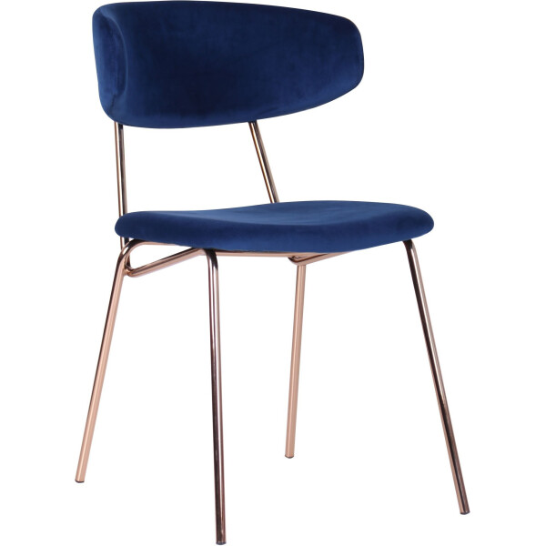 

Стул AMF Alphabet B gold/royal blue