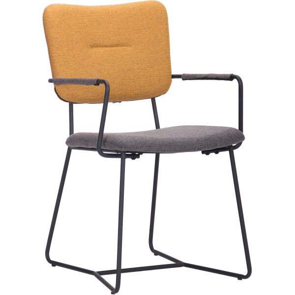 

Стул AMF Alphabet H black/ yellow gray
