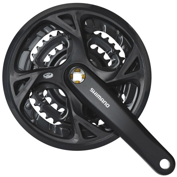 

Shimano FC-M361 Acera 42/32/22T, 8/7ск. 170мм, с защитой, с болтами, черн.