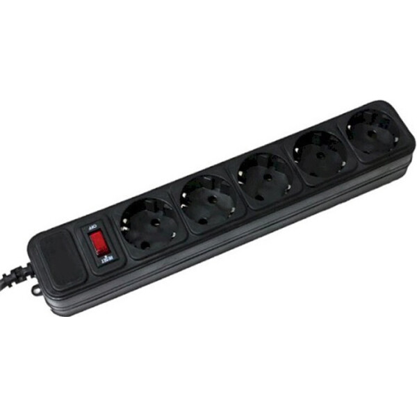 

Сетевой фильтр Maxxtro SPM5-G-6B 1.8 м, 5 розеток Black