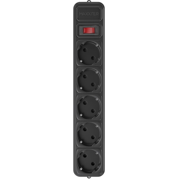 

Сетевой фильтр Maxxter SPM5-G-15B 4.5 м, 5 розеток Black