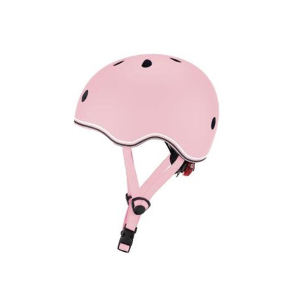 

Шлем защитный детский GLOBBER EVO LIGHTS, пастельний розовый, с фонариком, 45-51см (XXS/XS) (506-210)