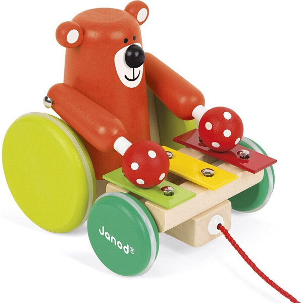 

Игрушка-каталка Janod Мишка с ксилофоном (J08193)