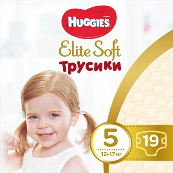 

Подгузники-трусики Huggies Elite Soft Pants 5, 19 шт (5029053546988)