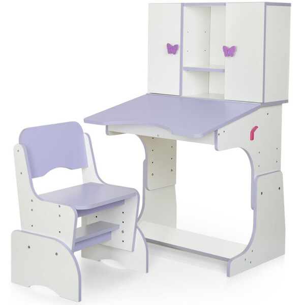 

Парта Bambi W 903-6 Light wood / Lilac (W 903)