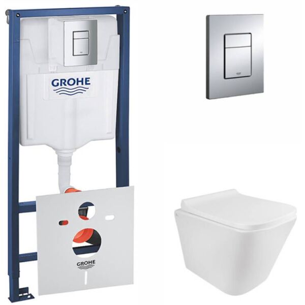 

Набор инсталляция 4 в 1 Grohe Rapid SL 38772001 + унитаз с сиденьем Qtap Tern QT1733052ERW