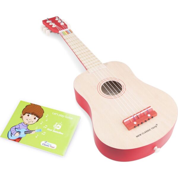 

New Classic Toys Гитара де Люкс – классическая красная (8718446103002)