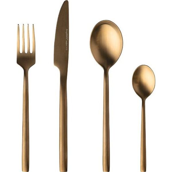 

Набор столовых приборов BERGHOFF Gem gold, 4 пр. (1204050)