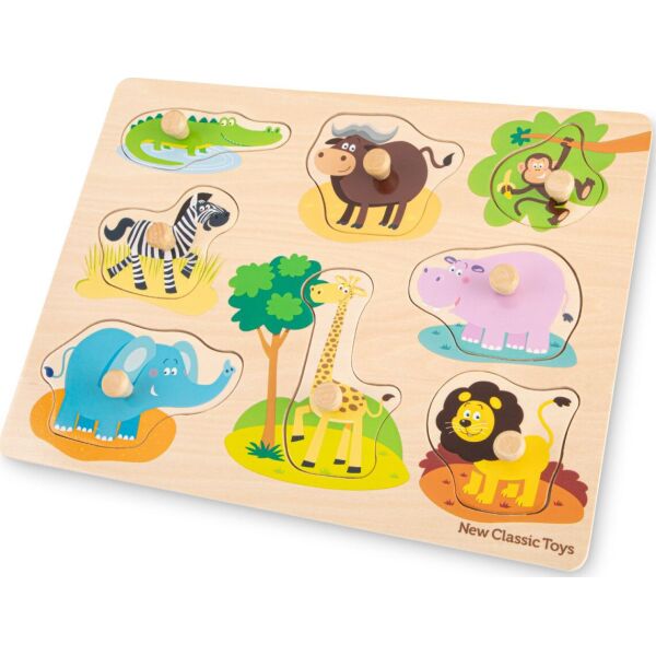

New Classic Toys Пазл Сафари 8 частей (8718446104313)