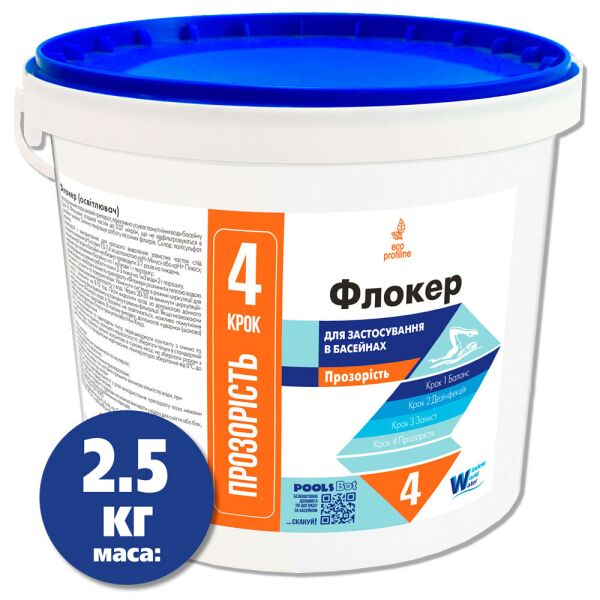 

Средство от помутнения воды Water World Window Флокер 2.5кг (ведро)
