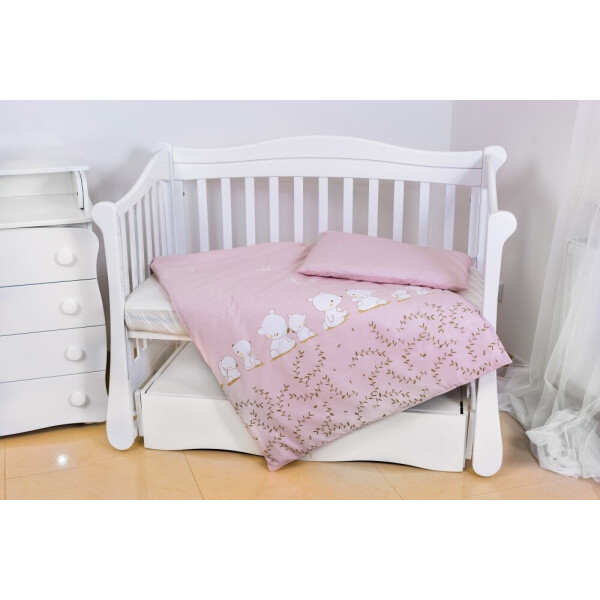 

Комплект постельного белья детский 3 эл Twins Sweet 3053-SW-016, Umka pink, розовый