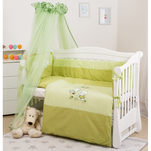 

Комплект постельного белья детский 8 эл Twins Evo Кот и пес 4073-А-105, green