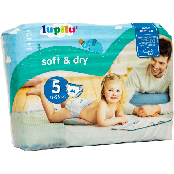 

Подгузники Lupilu Soft & dry Размер 5, 11-25 кг, 44 шт