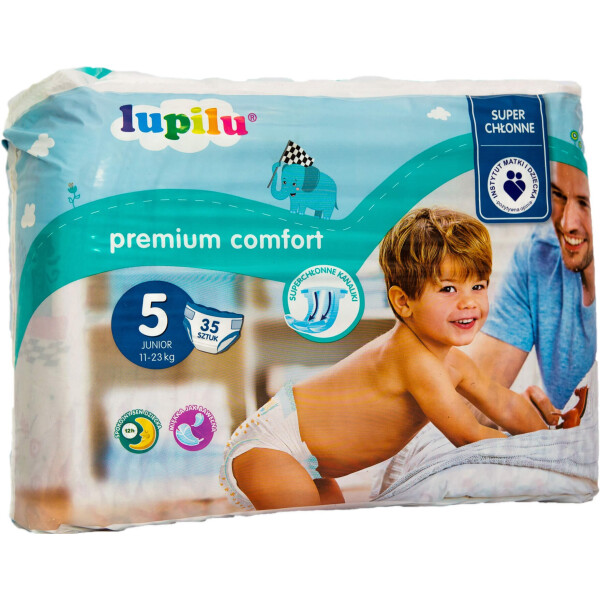 

Подгузники Lupilu Premium comfort Размер 5, 11-23 кг, 35 шт