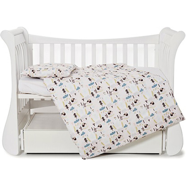 

детский сменный 3 эл Twins Comfort line 3054-C-061, Ежики, бежевый
