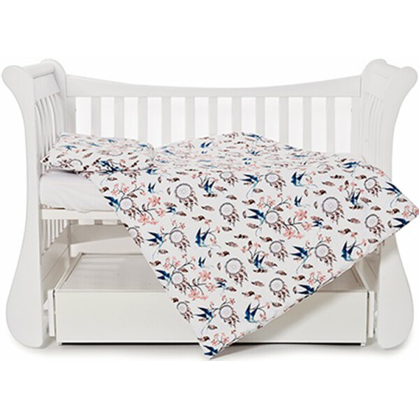 

Комплект постельного белья детский 3 эл Twins Comfort line 3054-C-069, Ловец снов, фиолетовый