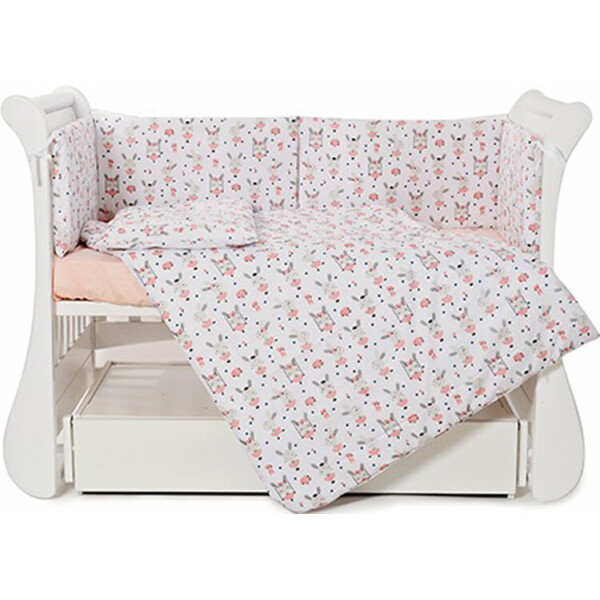 

Комплект постельного белья детский 3 эл Twins Comfort line 3054-C-071, Собачки, белый - черный