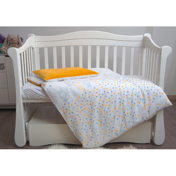 

Комплект постельного белья детский 3 эл Twins Eco Line New 3091-E-022, Bunnies mint