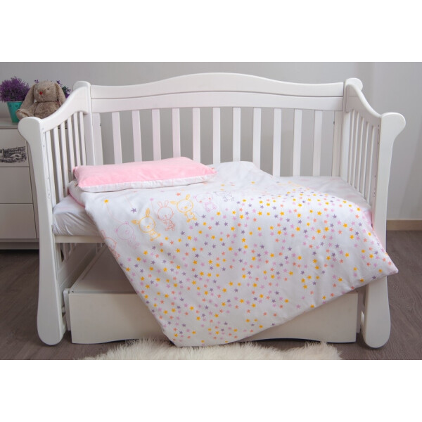 

Комплект постельного белья детский 3 эл Twins Eco Line New 3091-E-023, Bunnies pink