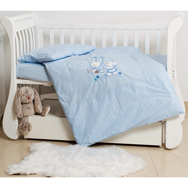 

Комплект постельного белья детский 3 эл Twins Limited 3099-TL-003, Dog & cat blue