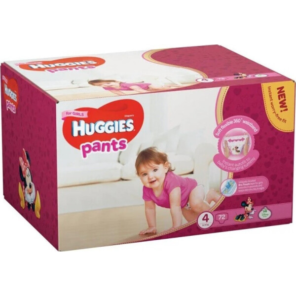 

Подгузники Huggies Pant 4 Box Girl 72 шт (5029053564098)