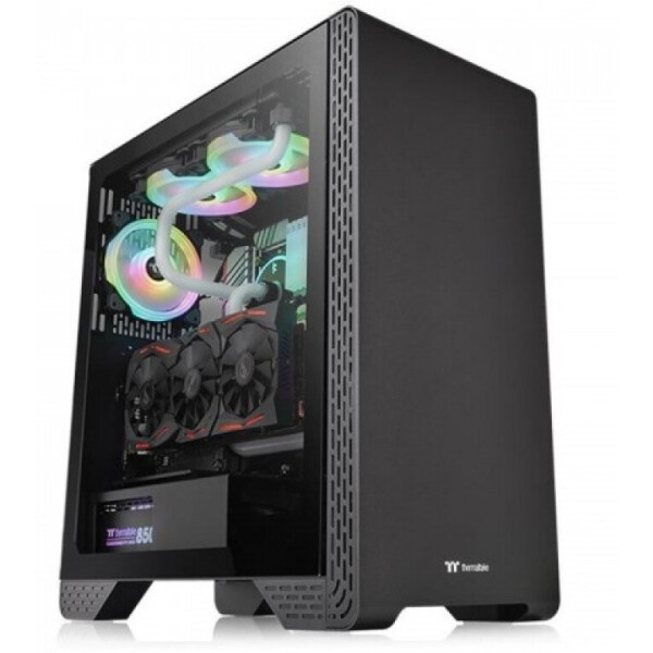 

Thermaltake S300 Tempered Glass Black (CA-1P5-00M1WN-00) без БП