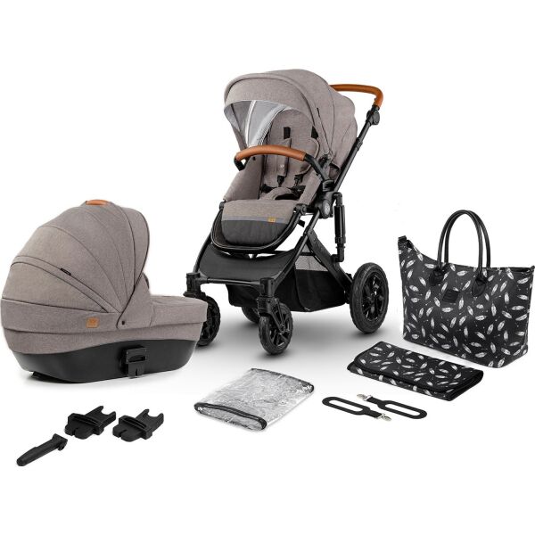 

Детская коляска универсальная 2 в 1 Kinderkraft Prime Beige + MommyBag (KKWPRIMBEG20000)