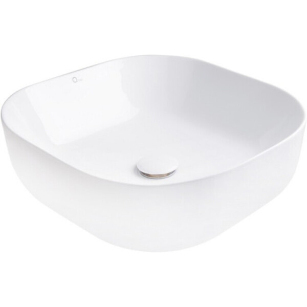 

Умывальник Q-tap Kolibri WHI 41288/F008 с донным клапаном, QT1011K396W