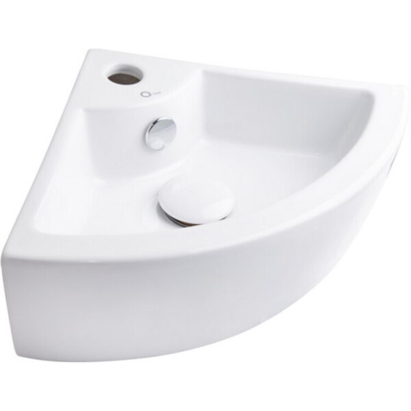 

Умывальник Q-tap Kiwi WHI 4299/F008 с донным клапаном, QT0911K184AW