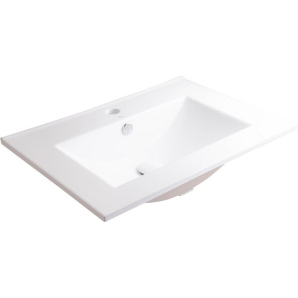 

Умывальник Q-tap Albatross WHI 4530-600/F008 с донным клапаном, QT01113060CW