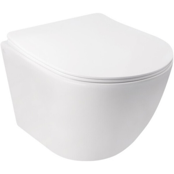 

Унитаз Q-tap Jay WHI 5176 безободковый, QT07335176W