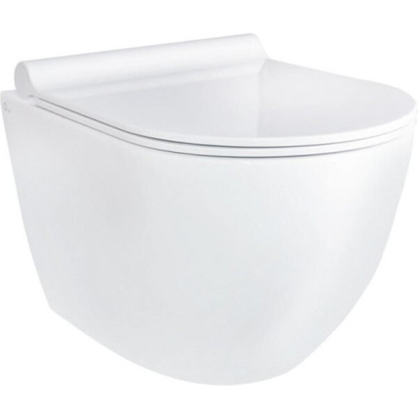 

Унитаз Q-tap Robin WHI 2196 безободковый, QT1333046E-NR