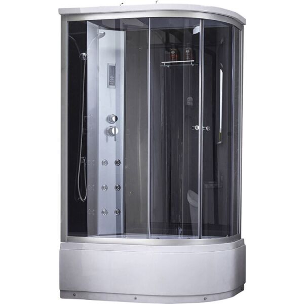 

Гидромассажный бокс Q-tap SBM12080.2L SAT (Black/Grey)