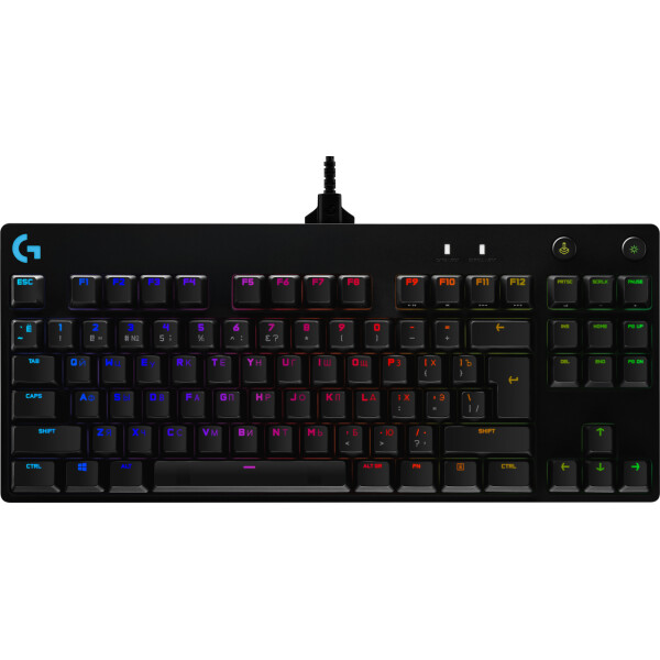 

Клавиатура Logitech G PRO Mechanical Gaming RUS Black USB (920-009393)