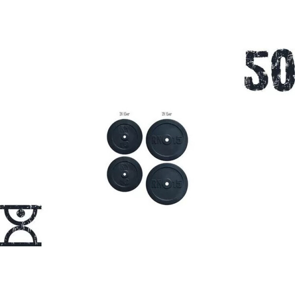 

Набор блинов RN-Sport 50 кг (2x10 кг, 2x15 кг) (RNset50)(RNset50)