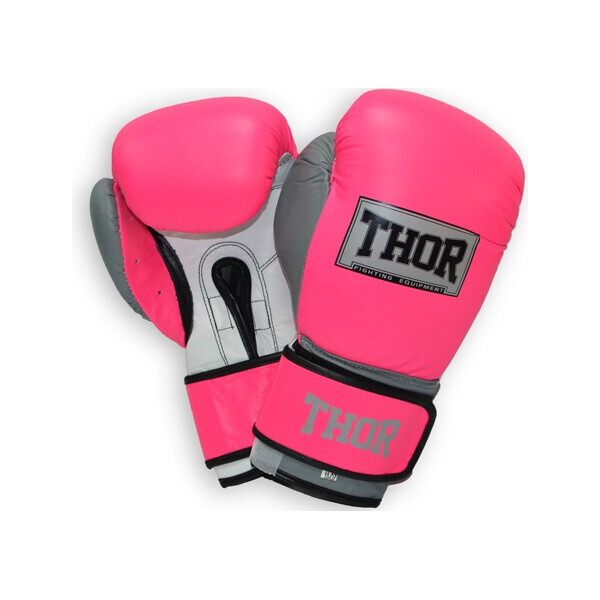 

Перчатки боксерские THOR TYPHOON 12oz /Кожа /розово-бело-серые(8027/02(Leath)Pink/Grey/W 12 oz.)