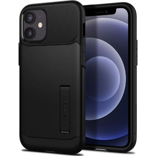 

Чехол Spigen Slim Armor Black для iPhone 12 mini