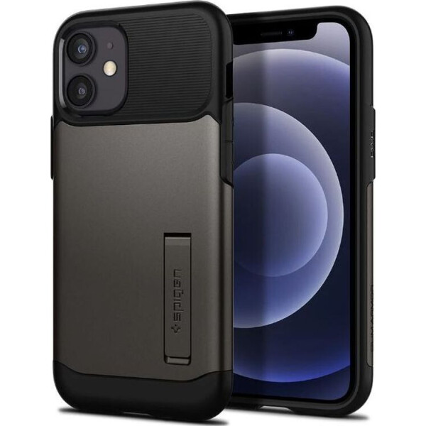 

Чехол Spigen Slim Armor Gunmetal для iPhone 12 mini