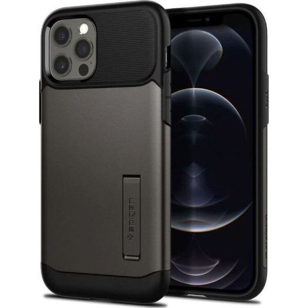 

Spigen Slim Armor Gunmetal для iPhone 12/12 Pro