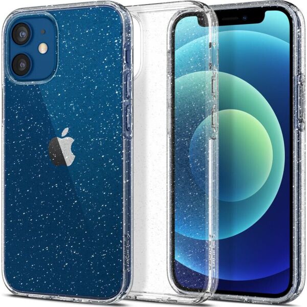 

Чехол Spigen Liquid Crystal Glitter Crystal Quartz для iPhone 12 mini