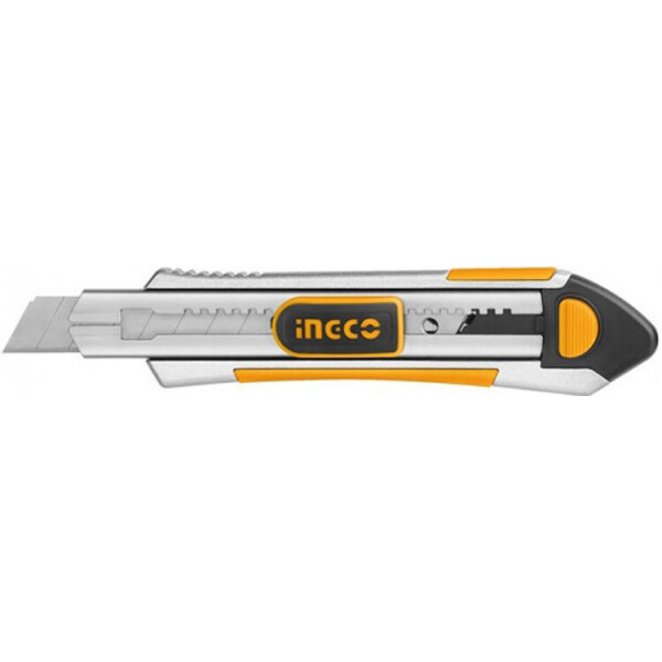 

Нож сегментный Ingco Profi 18 мм 3 ​​лез SK5 (HKNS16538)