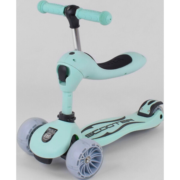 

Самокат-беговел Best Scooter Бирюзовый (S-7066)