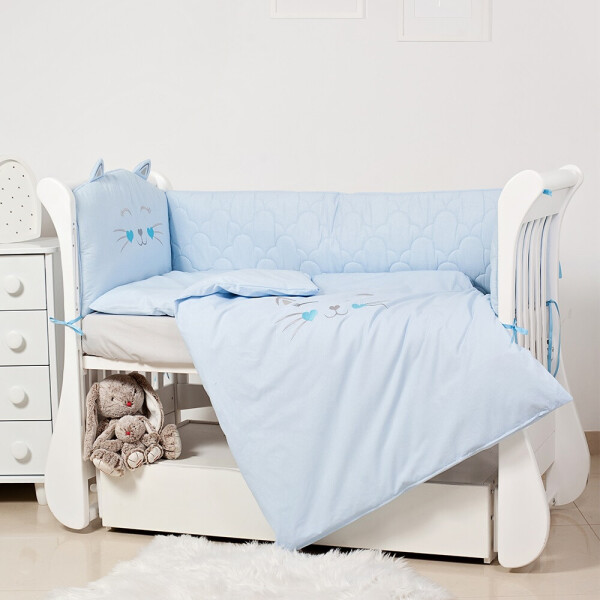

Постельный комплект 6 эл Twins EVO Miu 4073-EVK-04 Blue голубой
