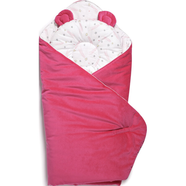 

Набор конверт-плед с подушкой Twins Bear 9064-TB-24 fuchsia