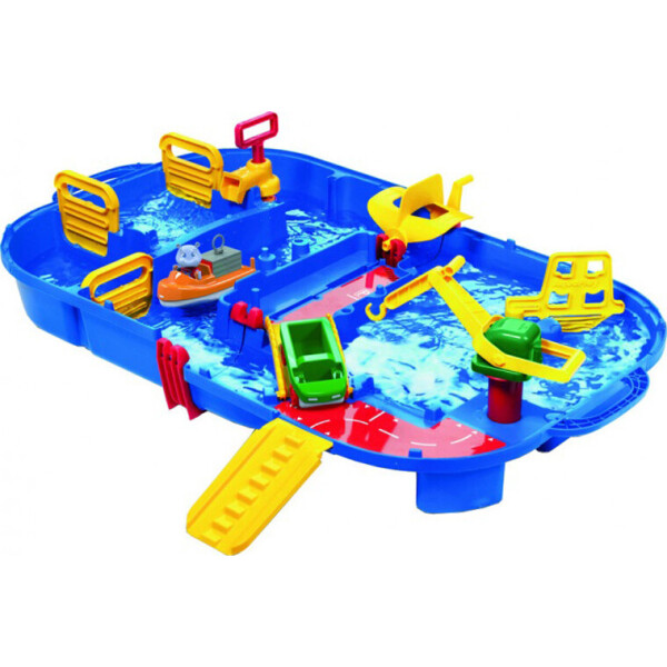 

Игровой набор Aquaplay Грузовая переправа 1 фигурка 85х65х22 см в кейсе 3+ (8700001516)