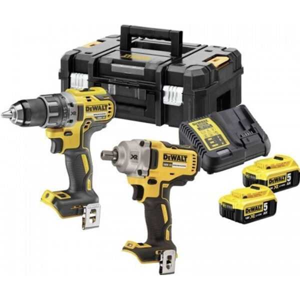 

Набор из двух аккумуляторных инструментов DeWALT (DCK2077P2T)